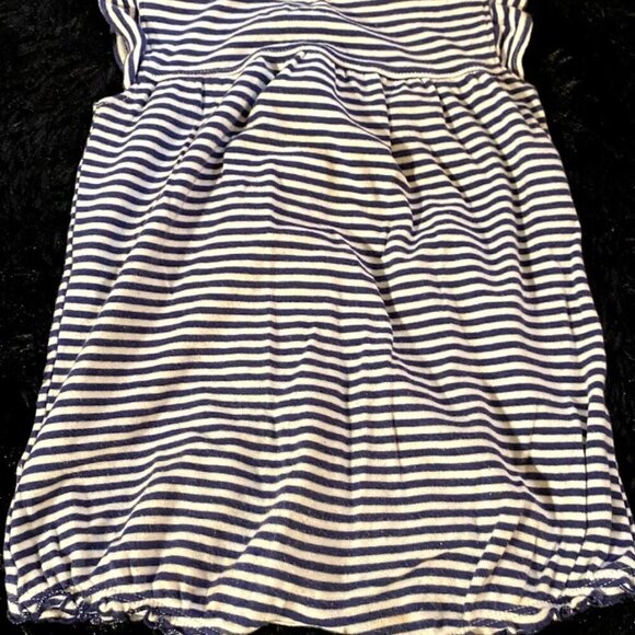 Carter's Girl Stripe Applique Floral Onesie - Picture 7 of 7